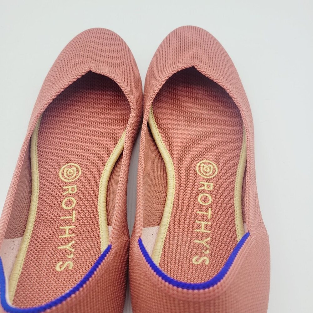 Rothy's Rusted Coral Women's Flats Slip Ons Comfort Shoe Sz 9 - Picture 5 of 9